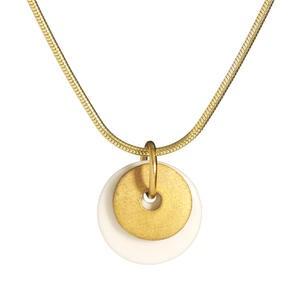 ネックレス 磁器 アクセサリー 北欧雑シェアニング Scherning GOLD ゴールド ネックレス ダブル ホワイトｘゴールド GO-2103 デンマーク | 