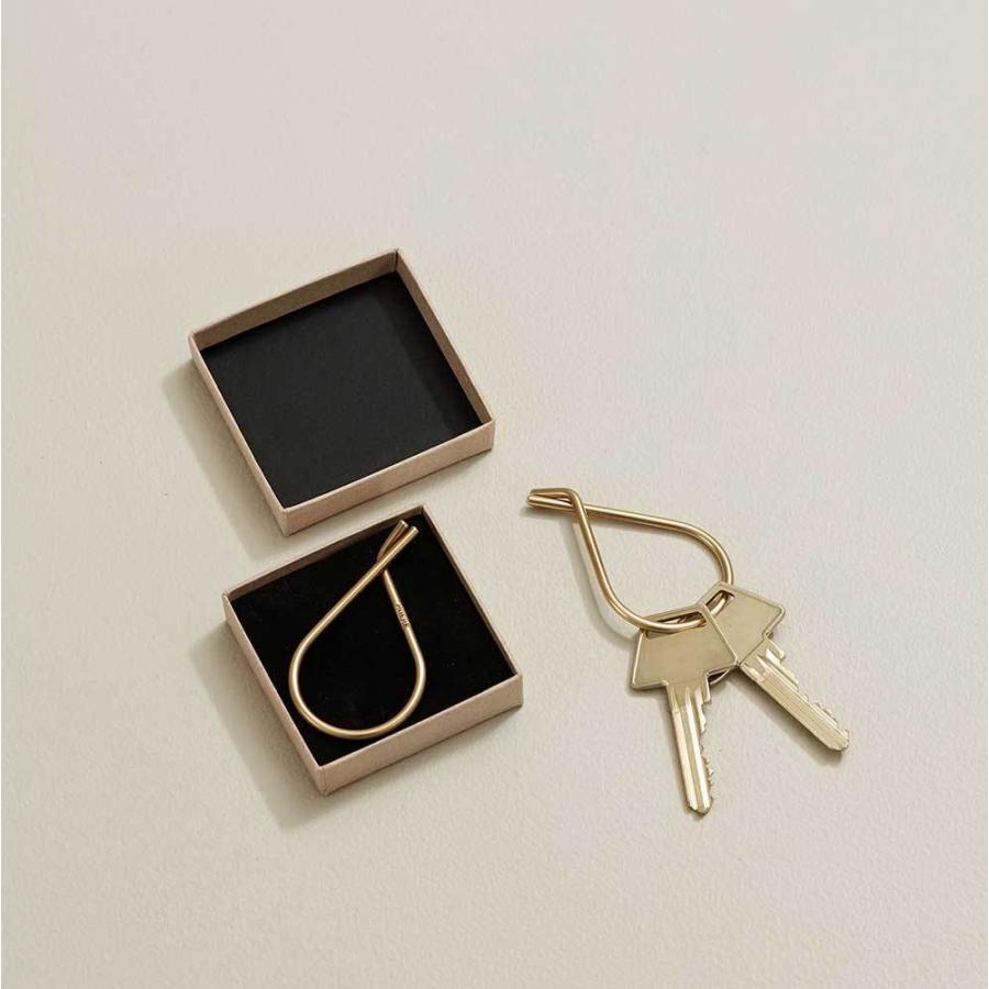 ギフト キーホルダー リング キーリング ブラス MOEBE ムーベ KEY RING  KRBR38 北欧 おしゃれ 真鍮 キーホルダー ブランド デンマーク | 