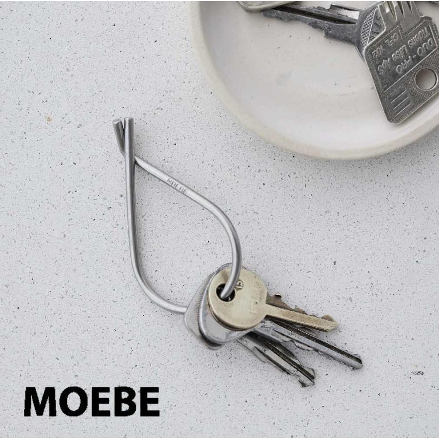 ギフト キーホルダー リング キーリング スチール 鍵 キー チャーム MOEBE ムーベ KEYRING  北欧 デンマーク お洒落 シンプル KRSS38 | 