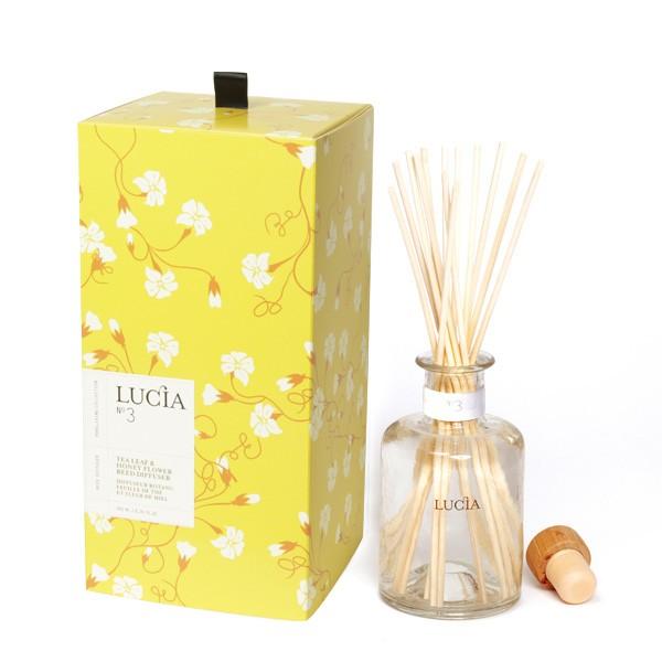 ディフューザー ルシア LUCIA リードディフューザー  200ml ティーリーフ&ハニーフラワー LD-L3 | 