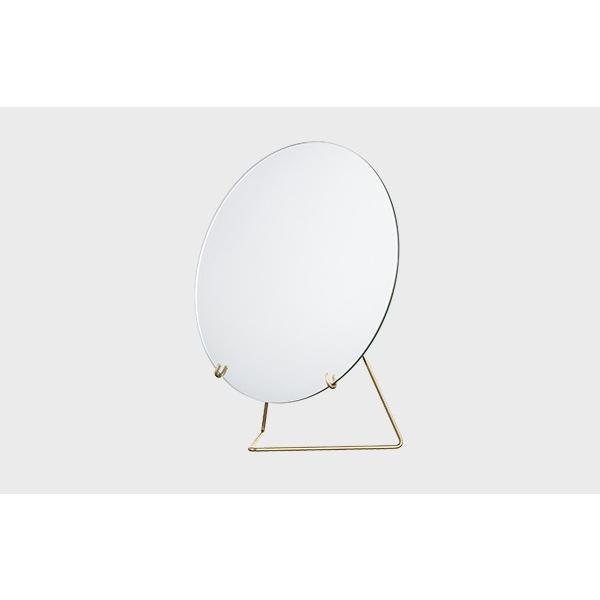 鏡 卓上ミラー MOEBE ムーベ  スタンドミラー STAND MIRROR 20cm Blass  ブラス メイクミラー 北欧 シンプル おしゃれ デザイン MBR20 | MOEBE | 01