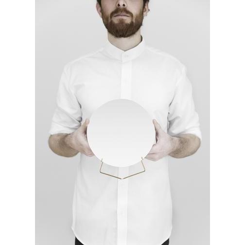 鏡 卓上ミラー MOEBE ムーベ  スタンドミラー STAND MIRROR 20cm Blass  ブラス メイクミラー 北欧 シンプル おしゃれ デザイン MBR20 | MOEBE | 02