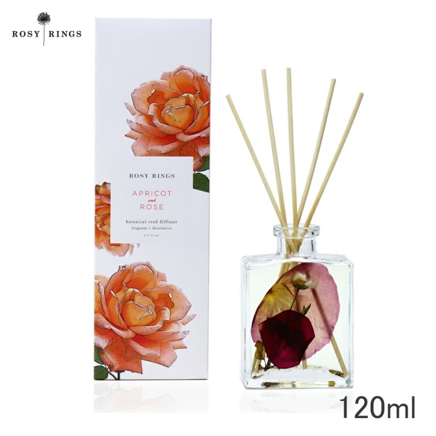 Rosy Rings ロ―ジ―リングス ボタニカル リードディフューザー プティ アプリコット & ローズ ミニサイズ 120ml  SBRD-AR フレグランス | 