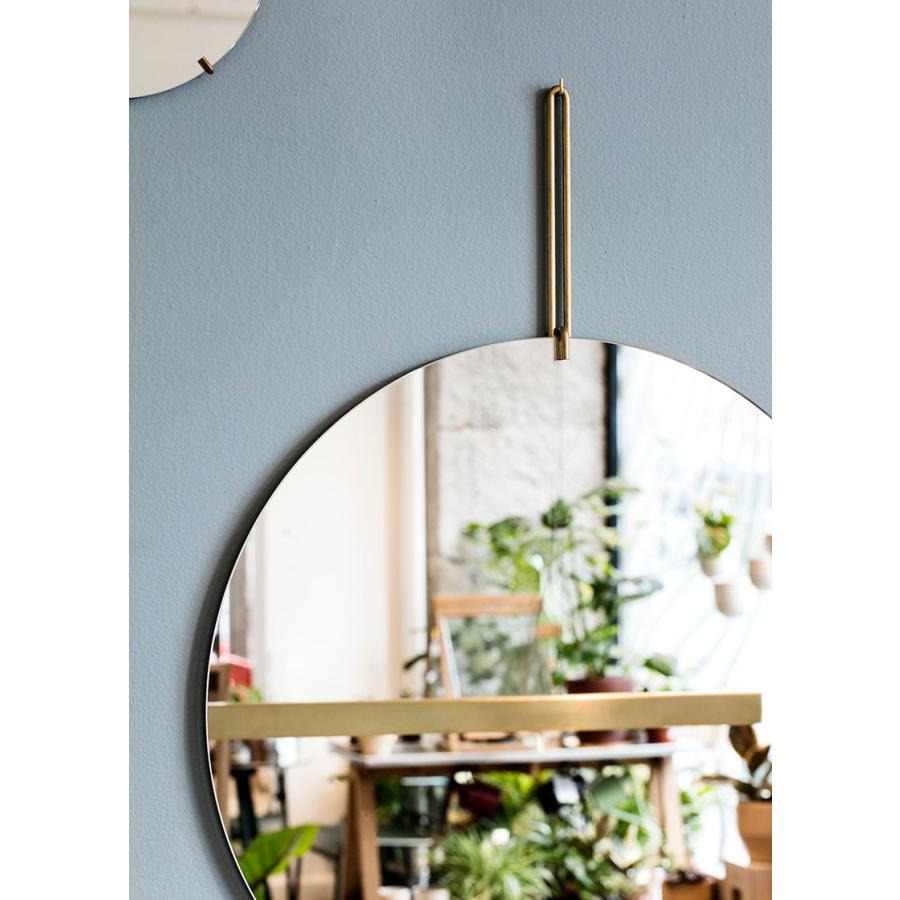 鏡 壁掛け MOEBE ムーベ ウォールミラー WALL MIRROR 直径30cm Brass ブラス ミラー 姿見鏡 北欧 おしゃれ デザイン  新生活 WMBR30｜bellemessage｜02