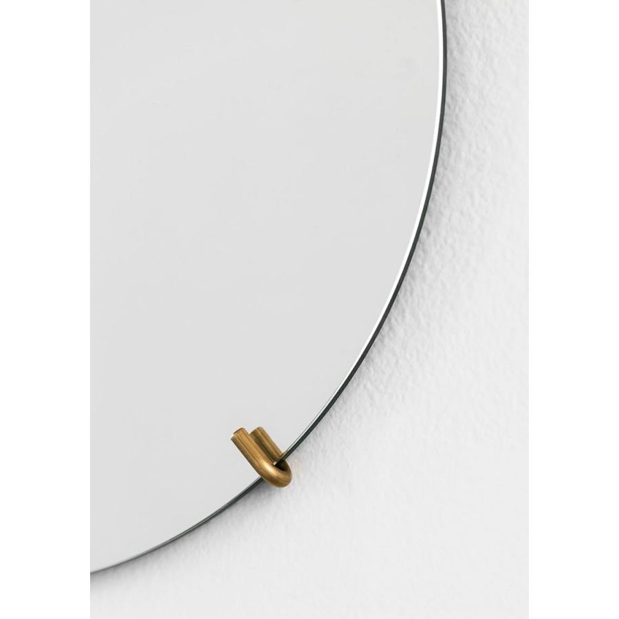 鏡 壁掛け MOEBE ムーベ ウォールミラー WALL MIRROR 直径50cm Brass ブラス ミラー 姿見鏡 北欧 おしゃれ デザイン 新生活 WMBR50 | MOEBE | 05