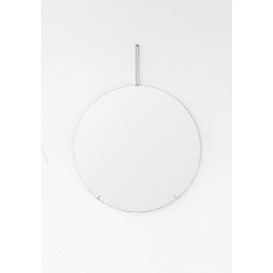 鏡 壁掛け MOEBE ムーベ ウォールミラー WALL MIRROR 直径50cm ステンレススチール ミラー 姿見鏡 北欧 おしゃれ デザイン WMSS50 | MOEBE | 01