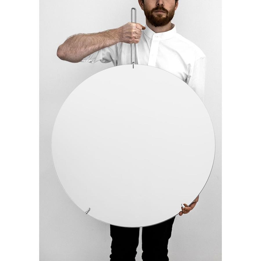 鏡 壁掛け MOEBE ムーベ ウォールミラー WALL MIRROR 直径70cm ステンレススチール 姿見鏡 北欧雑貨 おしゃれ デザイン WMSS70 | MOEBE