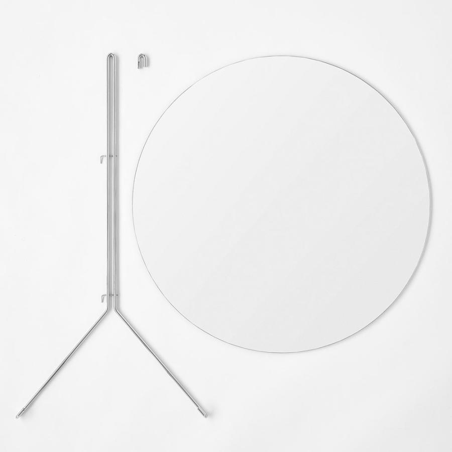 鏡 壁掛け MOEBE ムーベ ウォールミラー WALL MIRROR 直径70cm ステンレススチール 姿見鏡 北欧雑貨 おしゃれ デザイン WMSS70 | MOEBE | 02