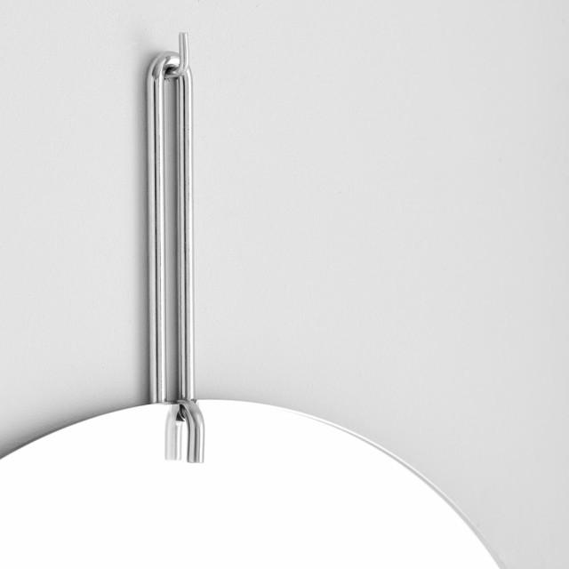 鏡 壁掛け MOEBE ムーベ ウォールミラー WALL MIRROR 直径70cm ステンレススチール 姿見鏡 北欧雑貨 おしゃれ デザイン WMSS70 | MOEBE | 06