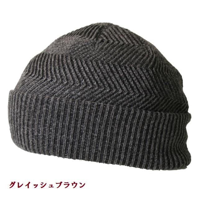 メンズ ニット帽 GORE-TEX 日本製 帽子 秋冬 (オリーブ) 17-110