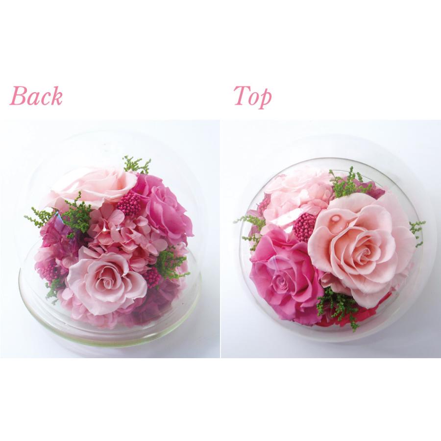 クリスマス プリザーブドフラワー #ガラスドーム〈L〉 ガラス