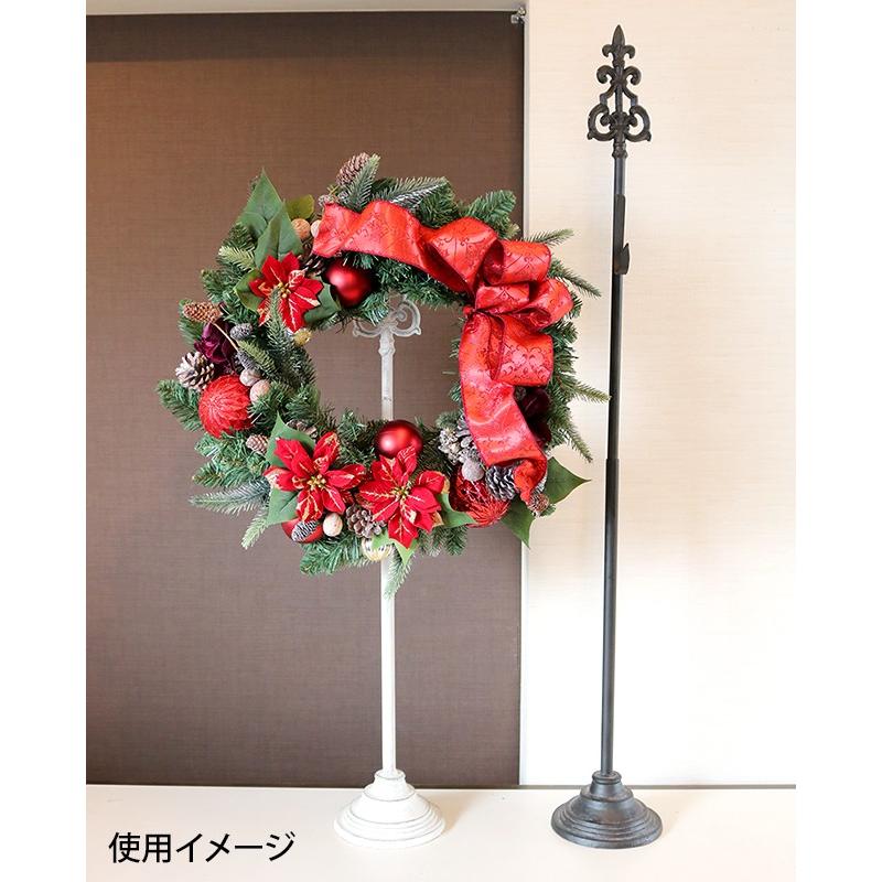 スタンド #リーススタンドL〈リースハンガー・ブラック・ホワイト