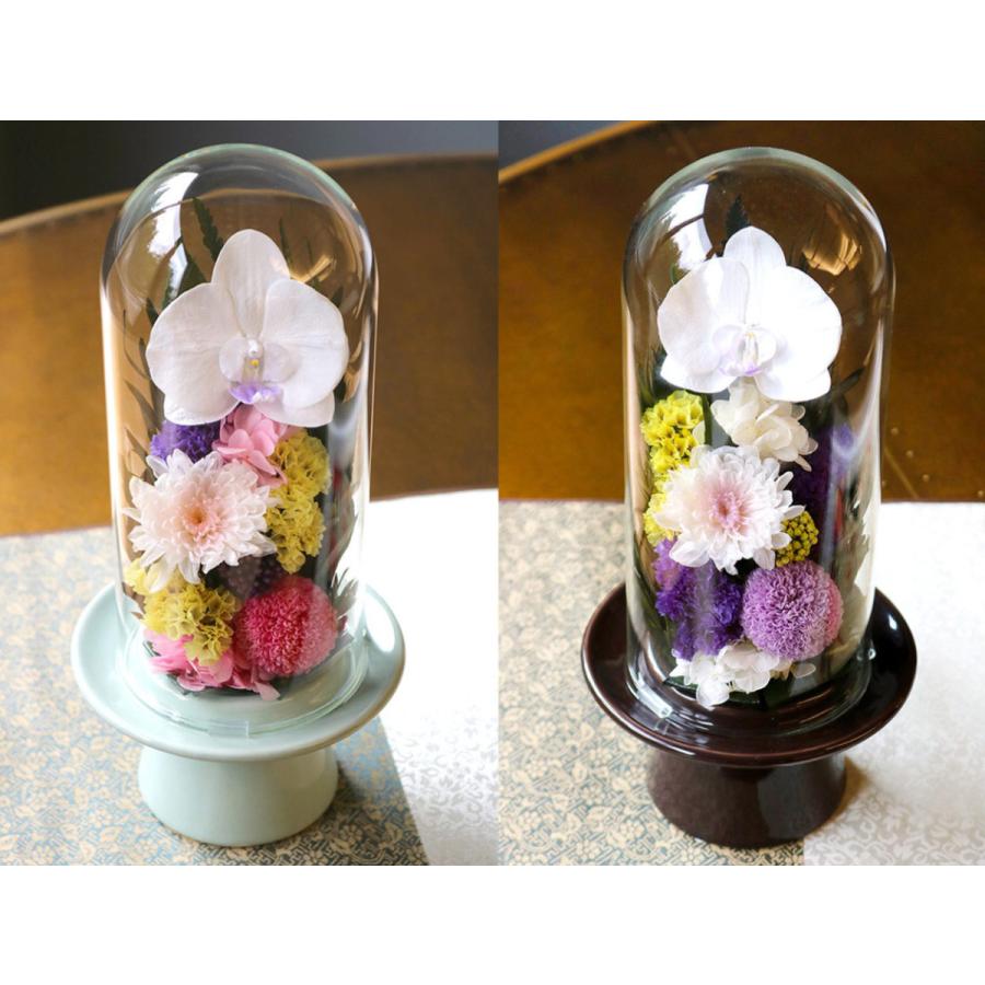仏花 お供え プリザーブドフラワー #天目(てんもく) ガラス 仏花 お供え プリザーブドフラワー #天目(てんもく) ガラス