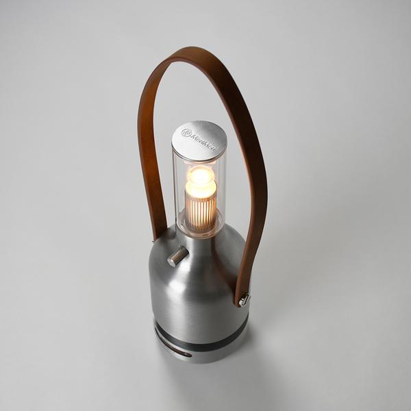 MoriMori 充電式 LED ランタンスピーカーウルティマ アルミ LED