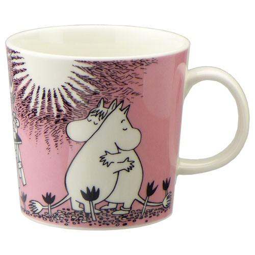 【ARABIA】アラビア ムーミン LOVE ピンク プレート&マグ ARABIA アラビア ムーミンシリーズ マグ 『LOVE』 ピンク