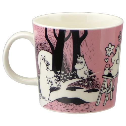 【ARABIA】アラビア ムーミン LOVE ピンク プレート&マグ Moomin Arabia からのムーミン love マグ - NordicNest.jp