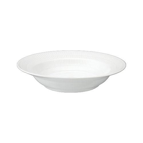 ロイヤルコペンハーゲン　ホワイトフルーテッド　ディーププレート 21cm ホワイトフルーテッド ハーフレース ディープ プレート 21cm