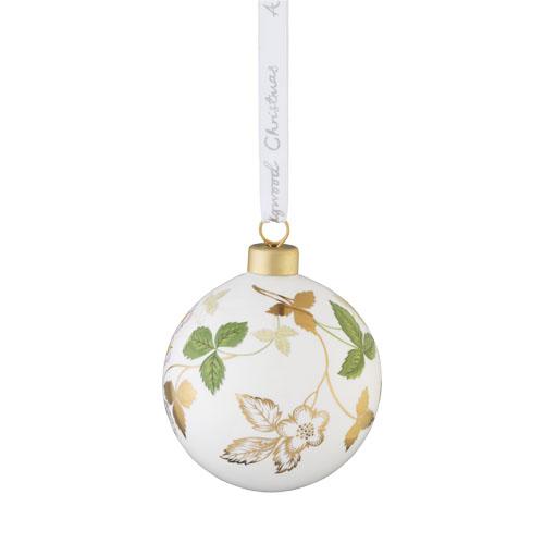 ウェッジウッド ホリデイ オーナメント ワイルドストロベリー 2個