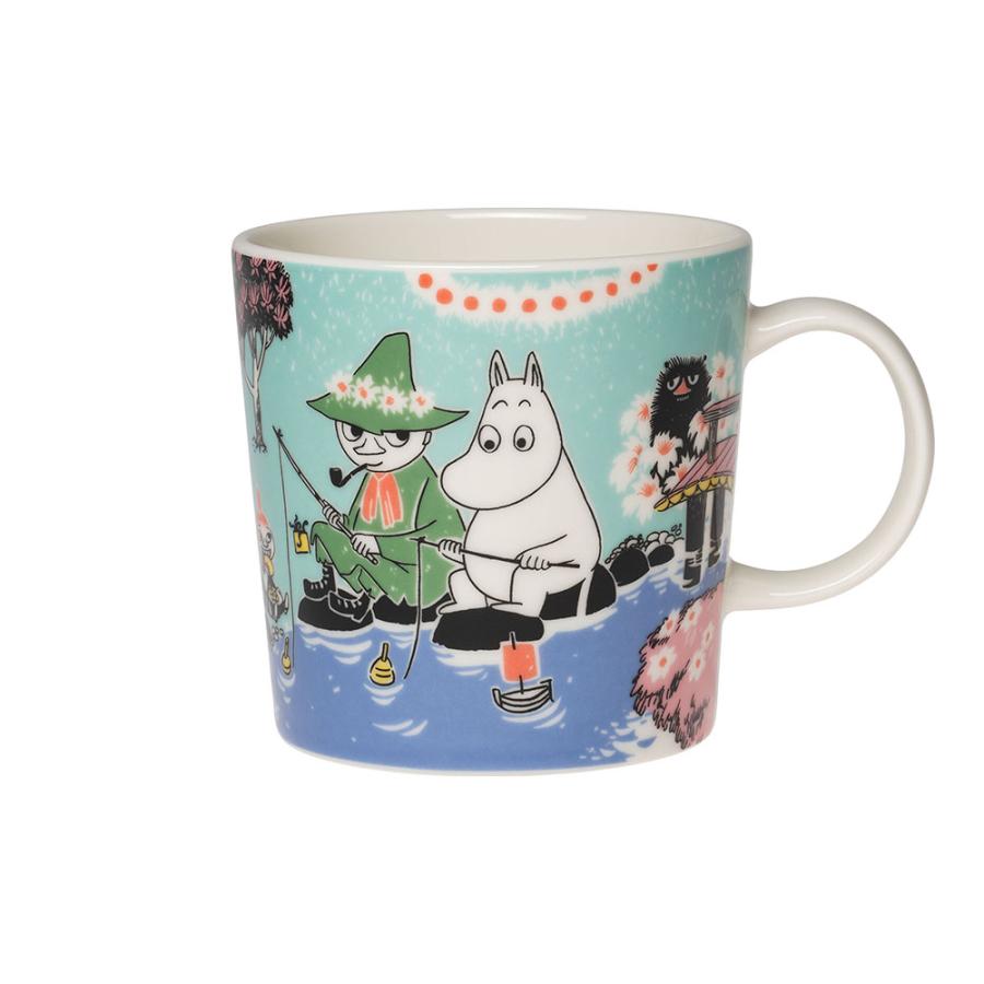 【rima】シンプルジョイ マグ2点　& サマーダンスマグ1点　アラビア Moomin（ARABIA） アラビア ムーミンシリーズ マグ 『シンプルジョイ