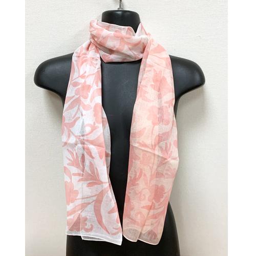 シビラ ロングハンカチーフ ピンク Uvカット加工 ブランド おしゃれ コットンマフラー 綿100 春 夏 レディース コットンストール 01 01 ベルセーブ 通販 Yahoo ショッピング