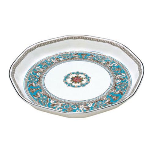 ウェッジウッド フロレンティーン　ターコイズオクタゴナルディッシュ3枚 Florentine Turquoise ウェッジウッド フロレンティーンターコイズ