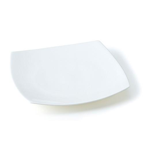 のんのん ページです ナルミボーンチャイナ スタイルズ 絵番:50481(ホワイト) 32cm スクエア