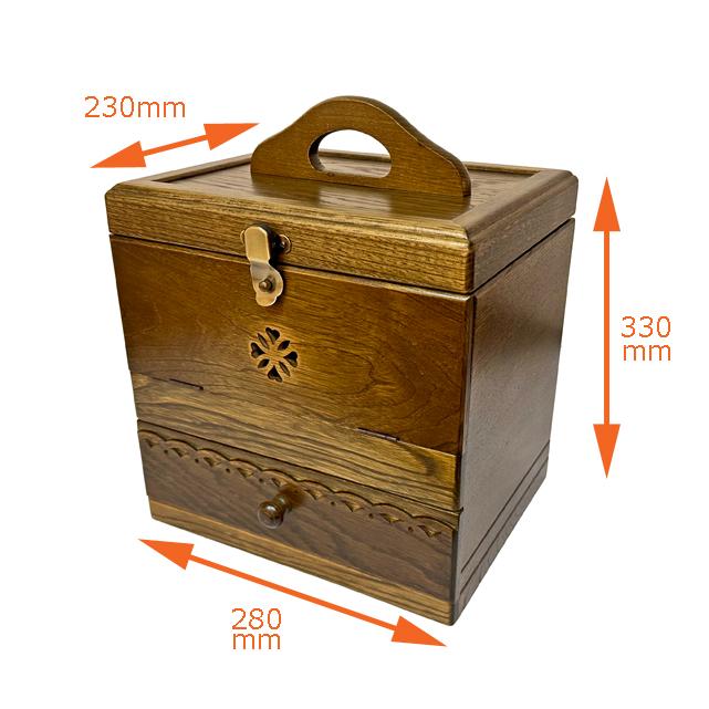 パリの雑貨屋　メイクボックス　FG-266 卓上ミラー　テーブルドレッサー パリの雑貨屋 メイクボックス FG-266 卓上ミラー テーブルドレッサー