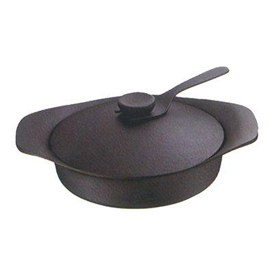 柳宗理 柳宗理デザインの調理器具 南部鉄器 鉄鍋浅型（鉄器フタ