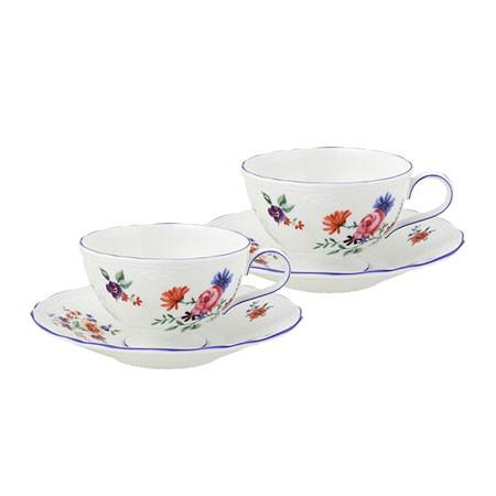 ウェッジウッド タフェッタ フラワー ティーカップ ソーサー ペアギフトセット カップ ソーサー セット おしゃれ ブランド Tft ベルセーブ 通販 Yahoo ショッピング