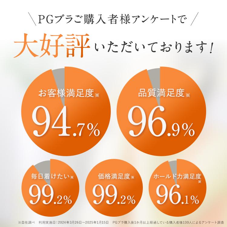 ナイトブラ PGブラ ノンワイヤー（単品）育乳ブラ 昼夜兼用 夜用ブラ