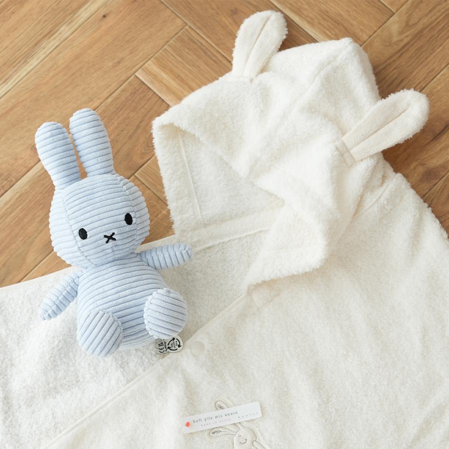 Choetto（シュエット）フード付きバスタオル＋コーデュロイミッフィーセット 出産祝い おくるみ 赤ちゃん 子ども 1歳誕生日 ギフトセットの画像