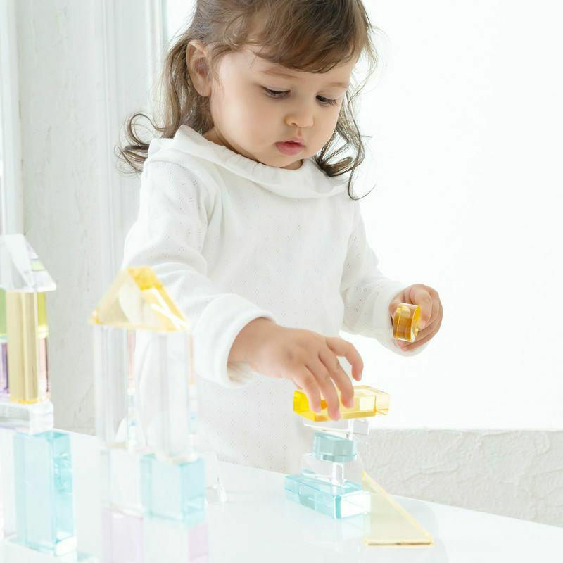 Lumiere Cubes Noah アクリル＆木の積み木26ピース 男の子 女の子 クリスマスプレゼント　２歳　３歳　４歳　５歳　インテリア　おもちゃ_9