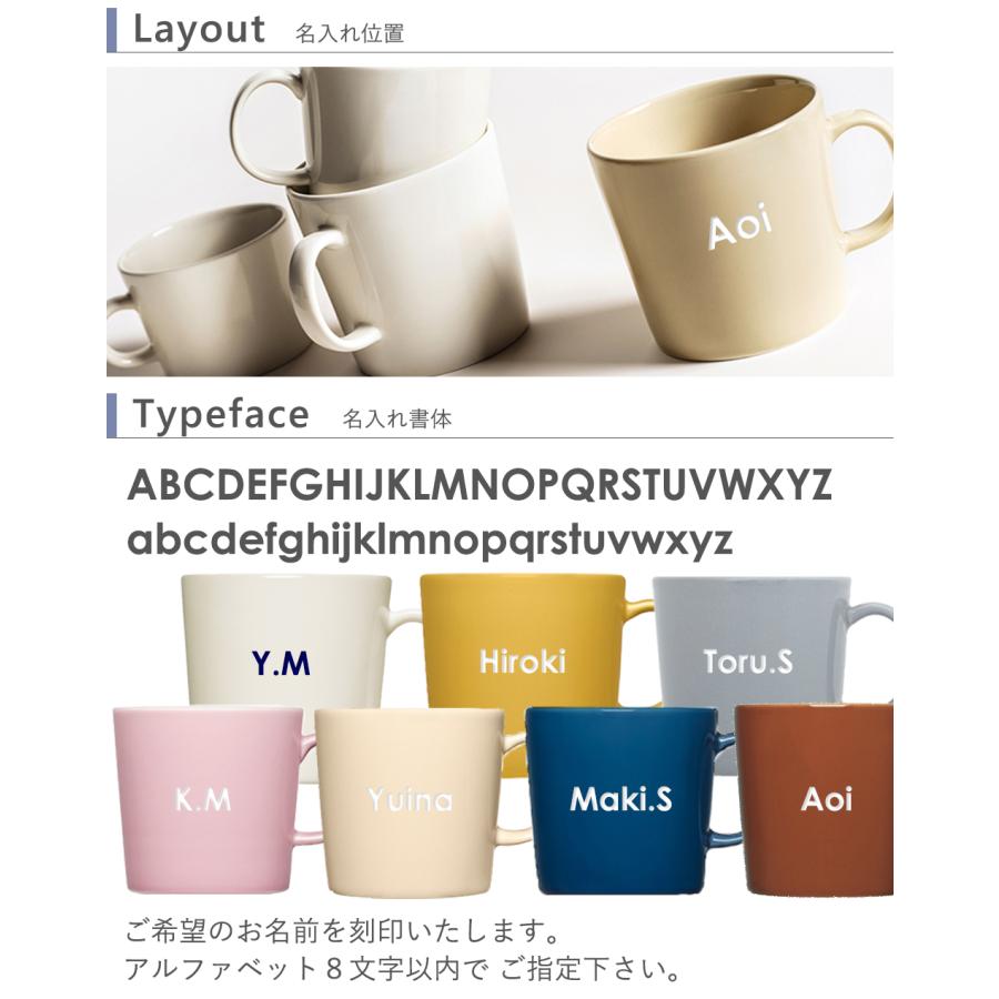 iittala（イッタラ） 名入れイッタラマグカップペアセット 誕生日祝い