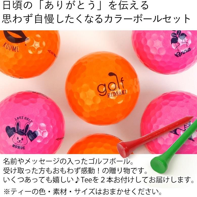 Belle Vie（ベルビー） 名入れカラーゴルフボール タイトリスト（12個