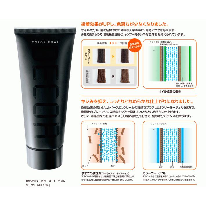 DECOR イリヤ カラーコート デコレ 160g （ヘアマニキュア）サロン業務