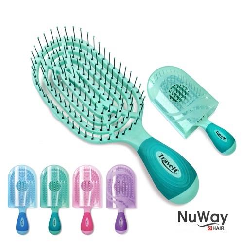 NuWayブラシ TravelC NuWay ヘアブラシ ケース付 正規品 ニューウェイ
