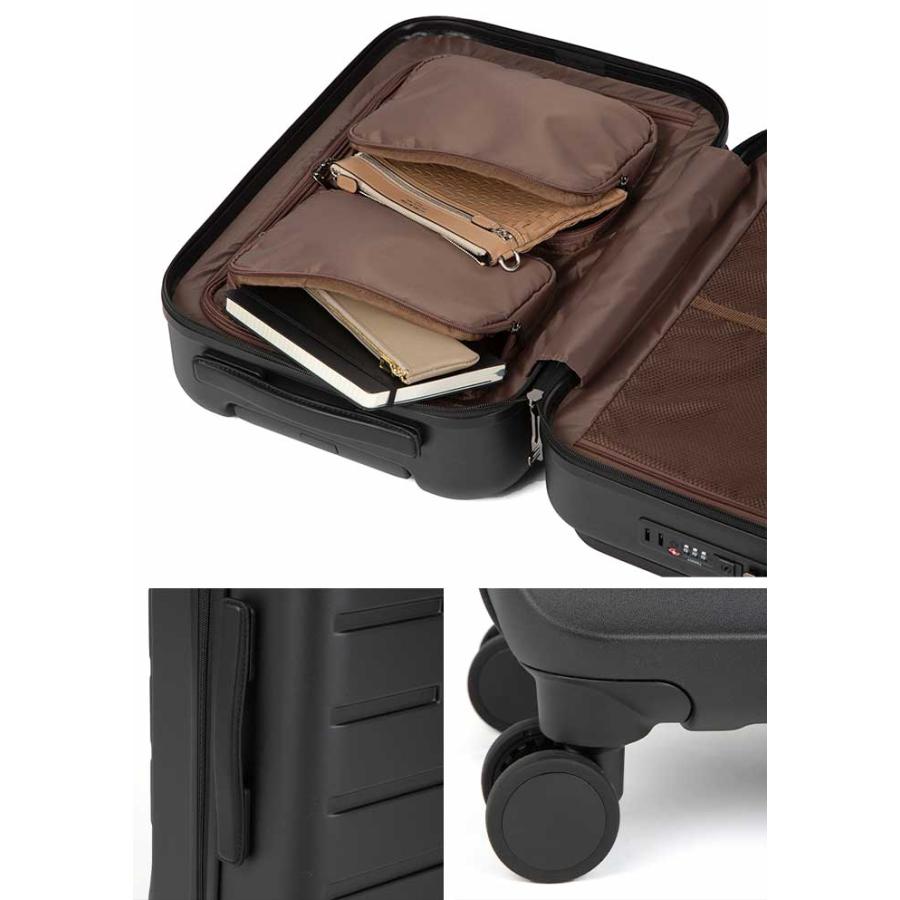 【SALE 20％OFF】 ACE エース スーツケース メンズ レディース ハードケース キャリー フロントオープン 機内持込 29L Sサイズ 8輪 TS フレットボード 05431 | Ace | 12