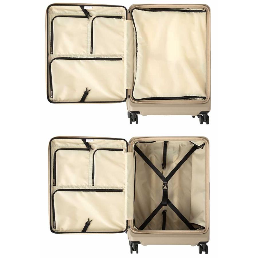 ＼SALE 20％OFF／ACE エース スーツケース エスカレラ フロントオープン キャリーバッグ 拡張 62〜71L Mサイズ 国際線 国内線 メンズ レディース 8輪 05652 | Ace | 11