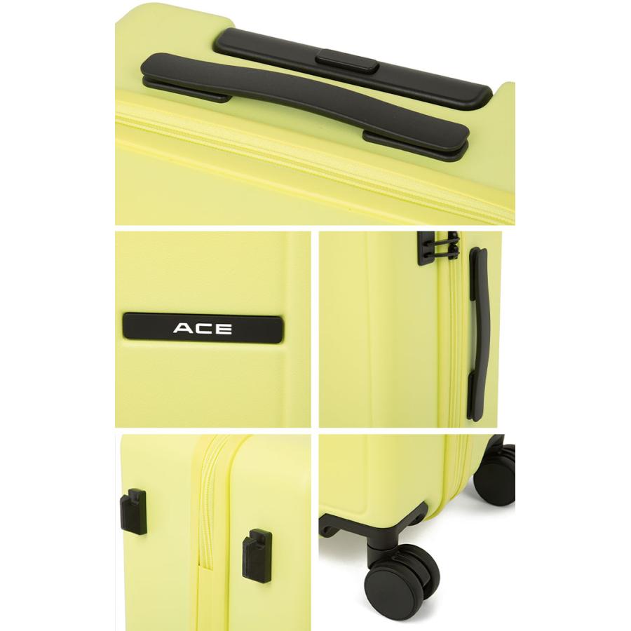 ＼SALE 20％OFF／ACE エース スーツケース ベベル キャリーバッグ 機内持込 国際線 国内線 33L Sサイズ 8輪 TSロック 男性 女性 ドリンクホルダー 05681 | Ace | 16