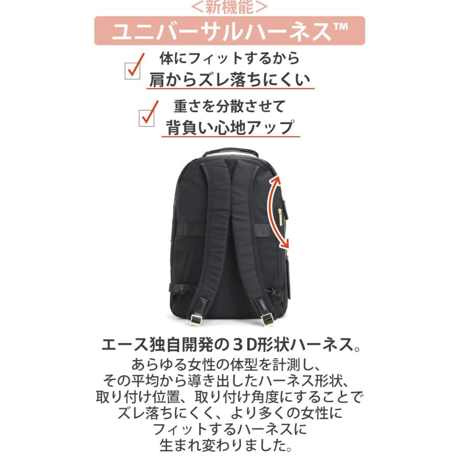 ace. GENE LABEL エース ジーン ビジネスリュック ace.GENE レディース