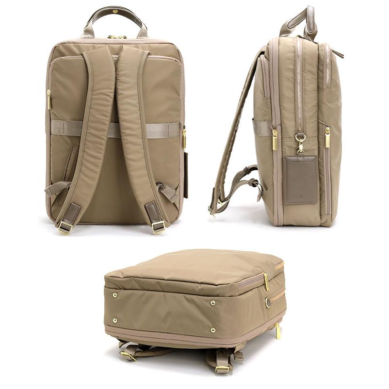 エース ジーン ビジネスリュック ace.GENE レディース 正規品 フィッテム ビジネスバッグ スクエア 拡張 A4 14.0インチ 68684_11