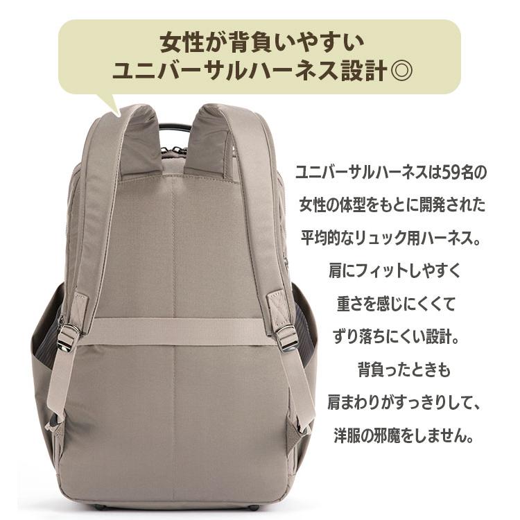 【訳あり】ace.GENE(エースジーン) ルフィラ リュック グレージュ ace. GENE LABEL エース ジーン ビジネスバッグ リュック リュック