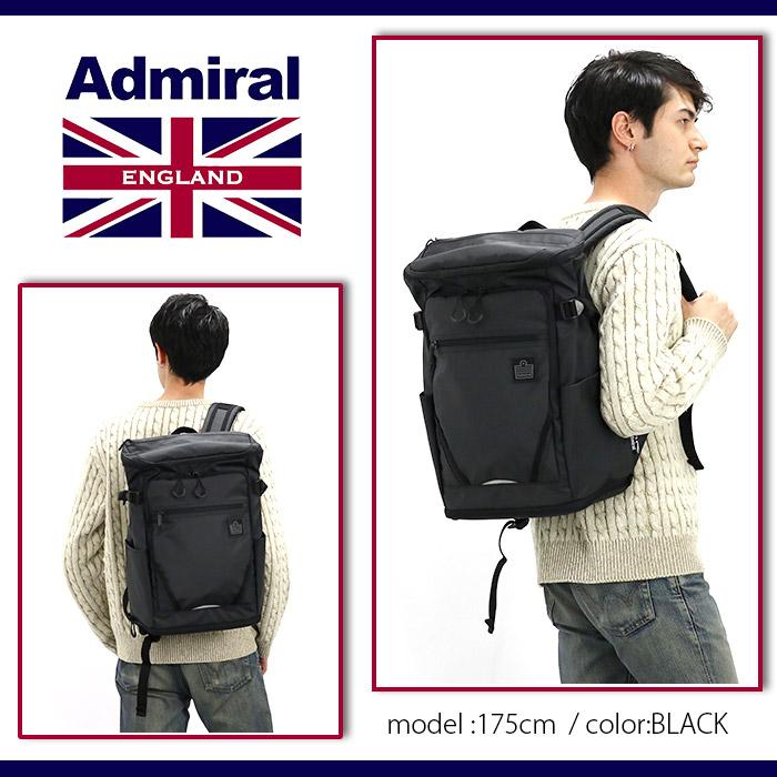 Admiral（アドミラル） リュックサック スクエア デイパック メンズ