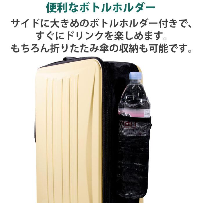 スーツケース A.L.I アジアラゲージ 旅行 ハードケース ファスナーケース 折りたたみ スリム 軽量 買い物カート キャリー カート Locobox 3〜4泊 40Lの画像