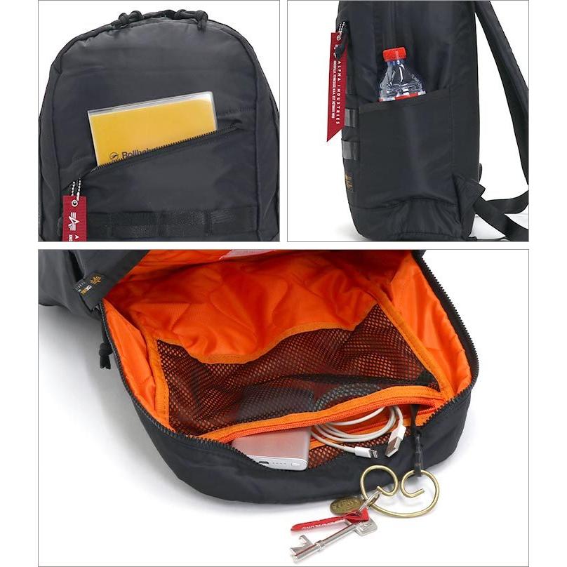メンズ リュック アルファ インダストリーズ ALPHA INDUSTRIES リュックサック バックパック デイパック A4 通勤 通学 丈夫 おしゃれ 人気 | Alpha Industries | 08