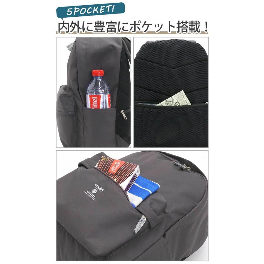リュックサック アネロ グランデ anello GRANDE レディース メンズ リュック 正規品 デイパック 黒リュック 男性 女性 おしゃれ | anello GRANDE | 14