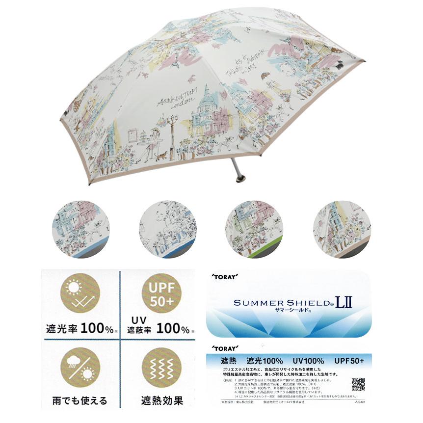 Aquascutum（アクアスキュータム） 傘 折りたたみ傘 晴雨兼用 日傘