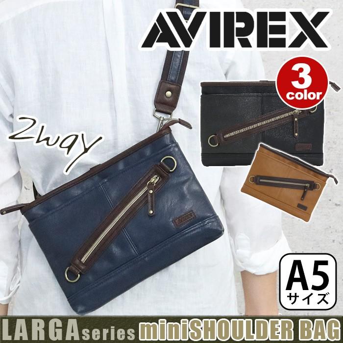 メンズ ショルダーバッグ AVIREX アヴィレックス LARGA ラルガ 斜めがけ レディース ブランド｜bellezza