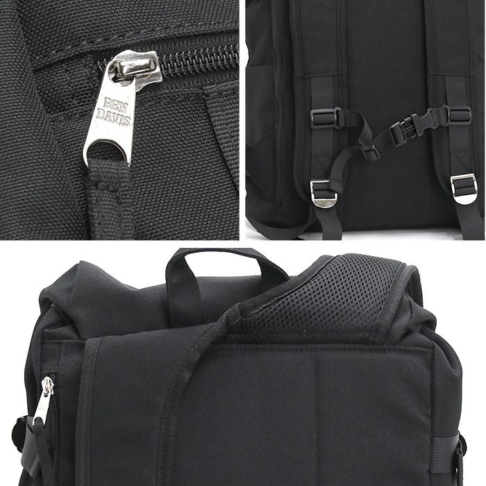 リュック BEN DAVIS ベンデイビス レディース メンズ 送料無料 正規販売品 リュックサック デイパック バックパック 男性 女性 おしゃれ B4 PC 通勤 通学 黒 | BEN DAVIS | 10