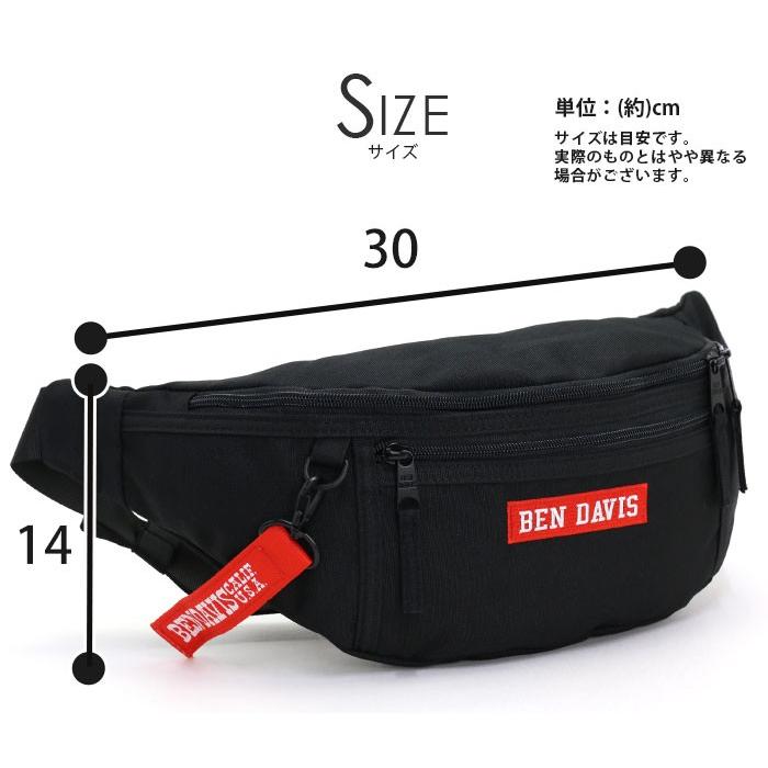 BEN DAVIS（ベンデイビス） ウエストバッグ 正規品 ワンショルダー